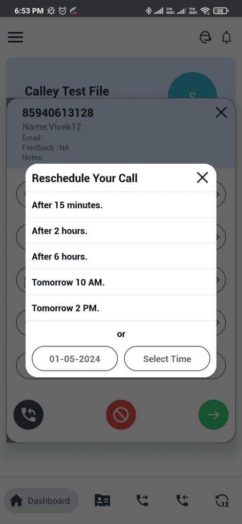 scheduled-call-prompt scheduled call prompt