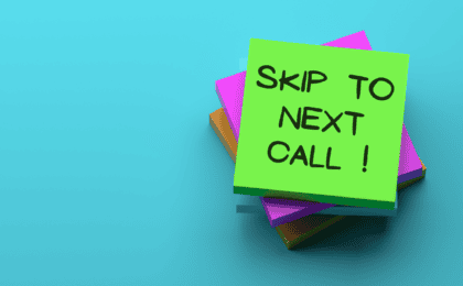 skip to next call calley